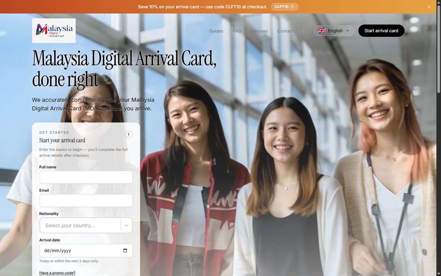 Malaysia Travel Card — Malaysia Digital Arrival Card (MDAC) assistance